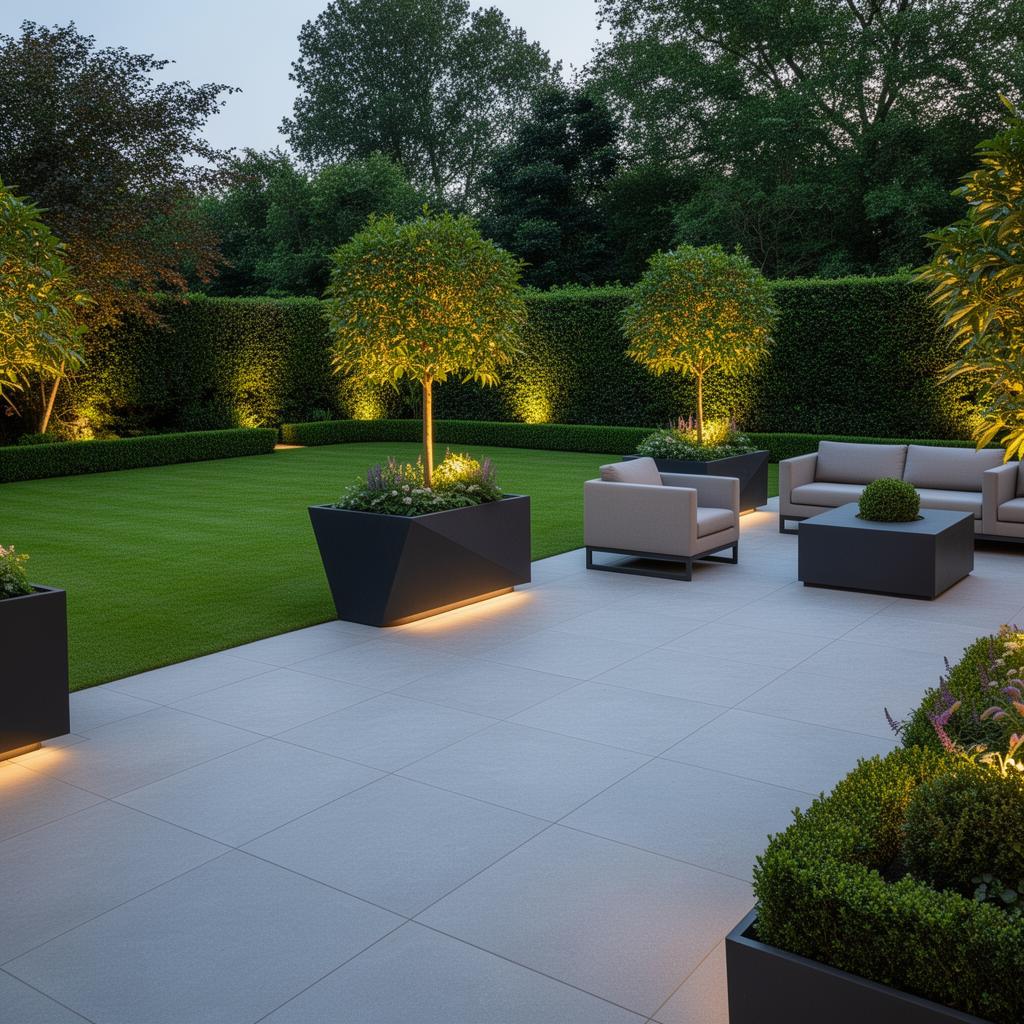 Completed luxury garden transformation